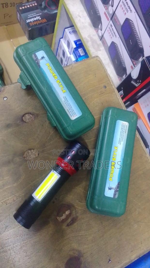 Power Style Rechargeable Torch With Case - main view