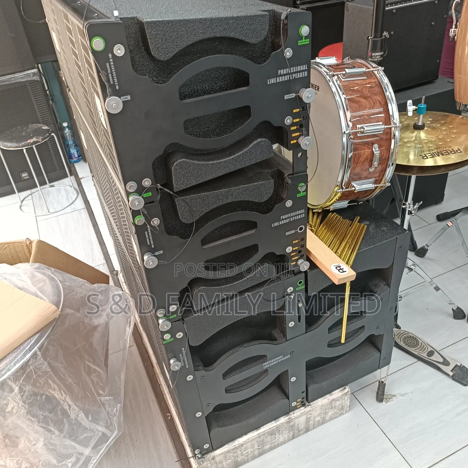 EVP Active Line Array Speakers