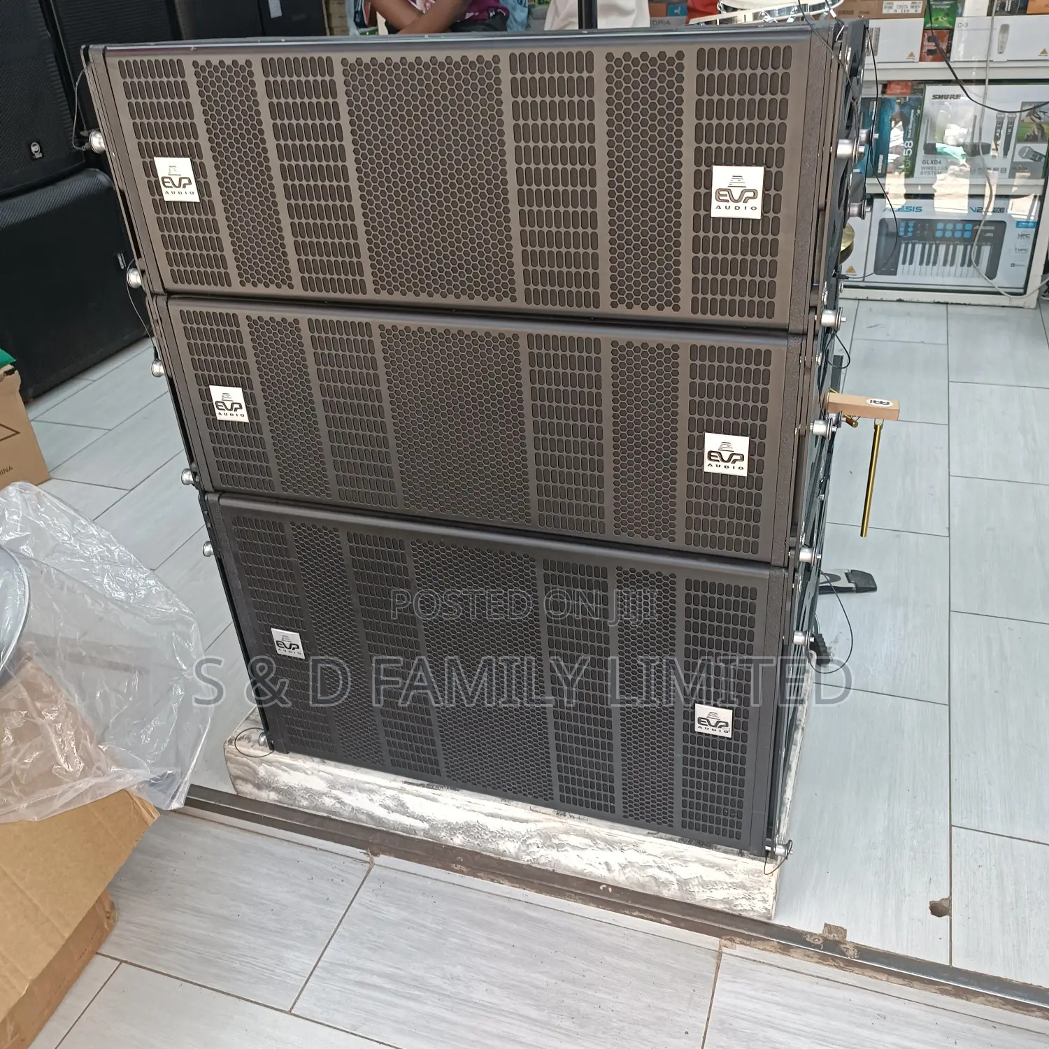 EVP Active Line Array Speakers