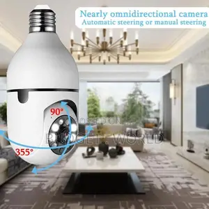 Bulb PTZ Camera, Spy Camera 360 Bulb Camera CCTV-