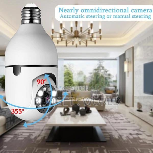 Bulb PTZ Camera, Spy Camera 360 Bulb Camera CCTV-