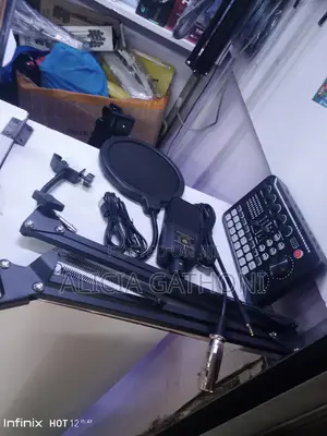 Podcast Microphone With Sound Card