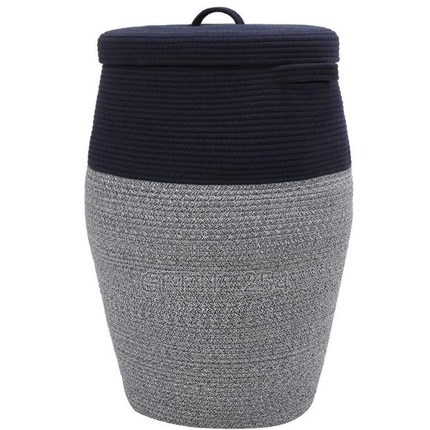 *Cotton Rope Basket With Lid.*
Large Storage Basket