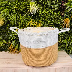 *Cotton Rope Basket.*
Large Storage Basket With Handles.