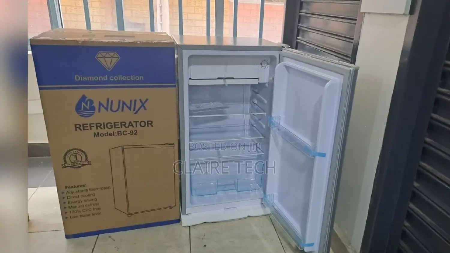 Brand New Nunix Single Door 92 Litres Fridge