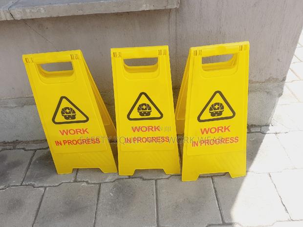 Working In Progress- Flexible Caution Board - main view