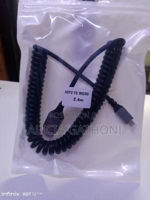Micro to HDMI Spiral Cable - thumbnail 2
