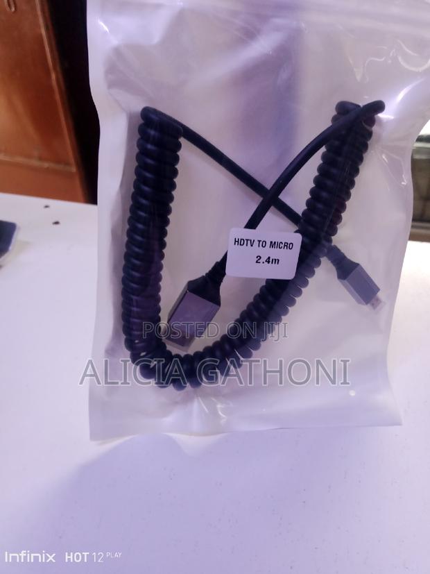 Micro to HDMI Spiral Cable - thumbnail 3