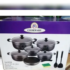New Nonstick 14 Pieces Tornado Cookware Set