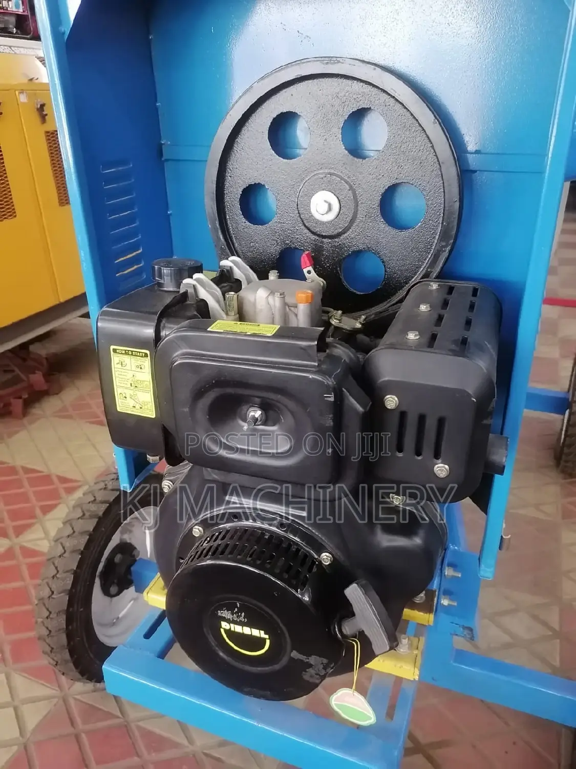 Concrete Mixer 500l Heavy Duty Diesel Powered Engine