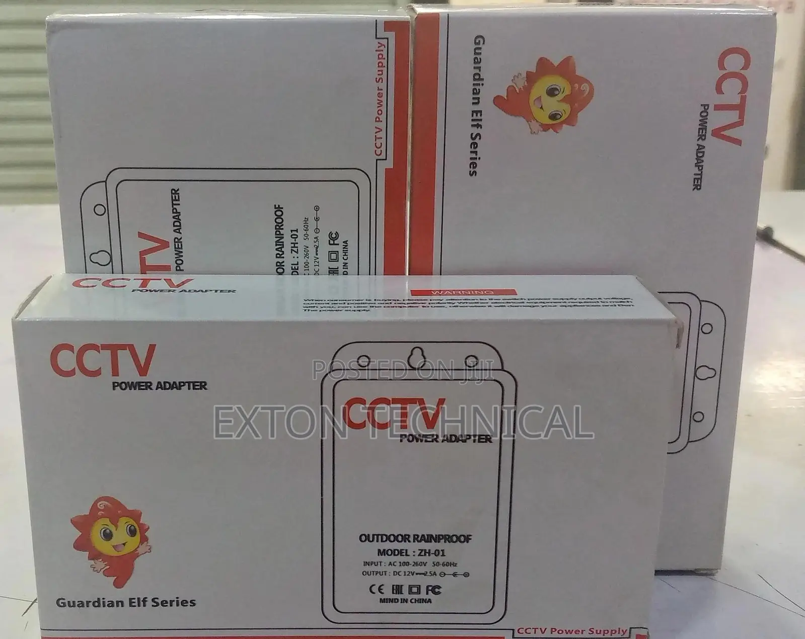 12v 2.5A Box Waterproof AC\DC Power Adapter For CCTV
