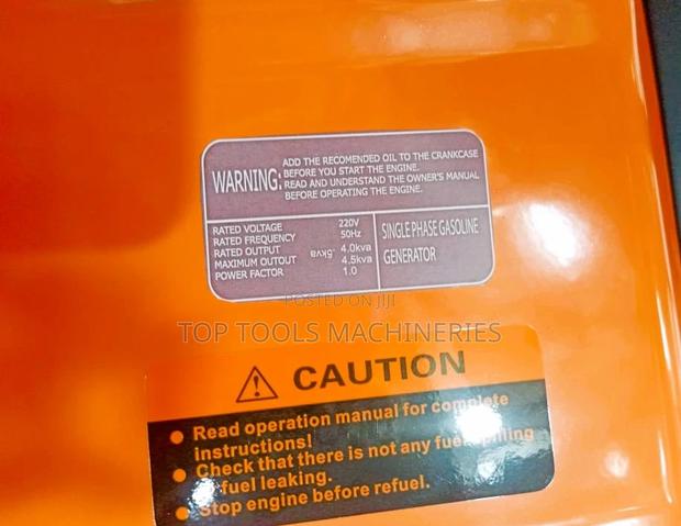 Cigma UK 4.5 Kva Generator With AVR - thumbnail 3