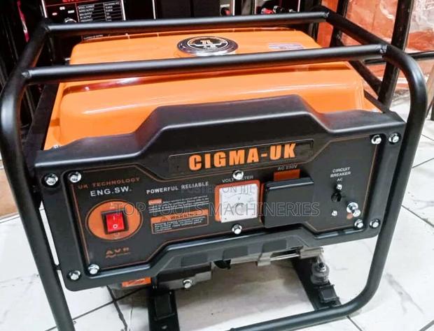 Cigma UK 4.5 Kva Generator With AVR - main view