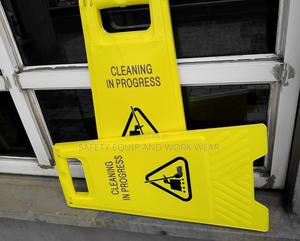 Cleaning In Progress Caution Sign- Verified - thumbnail 2
