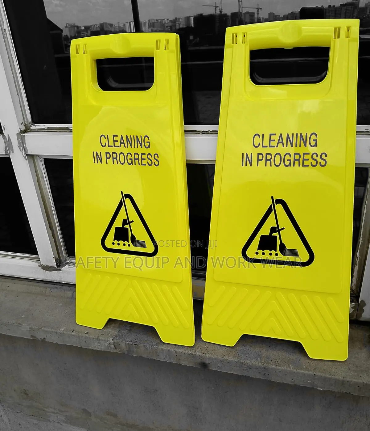 Cleaning In Progress Caution Sign- Heavy Duty
