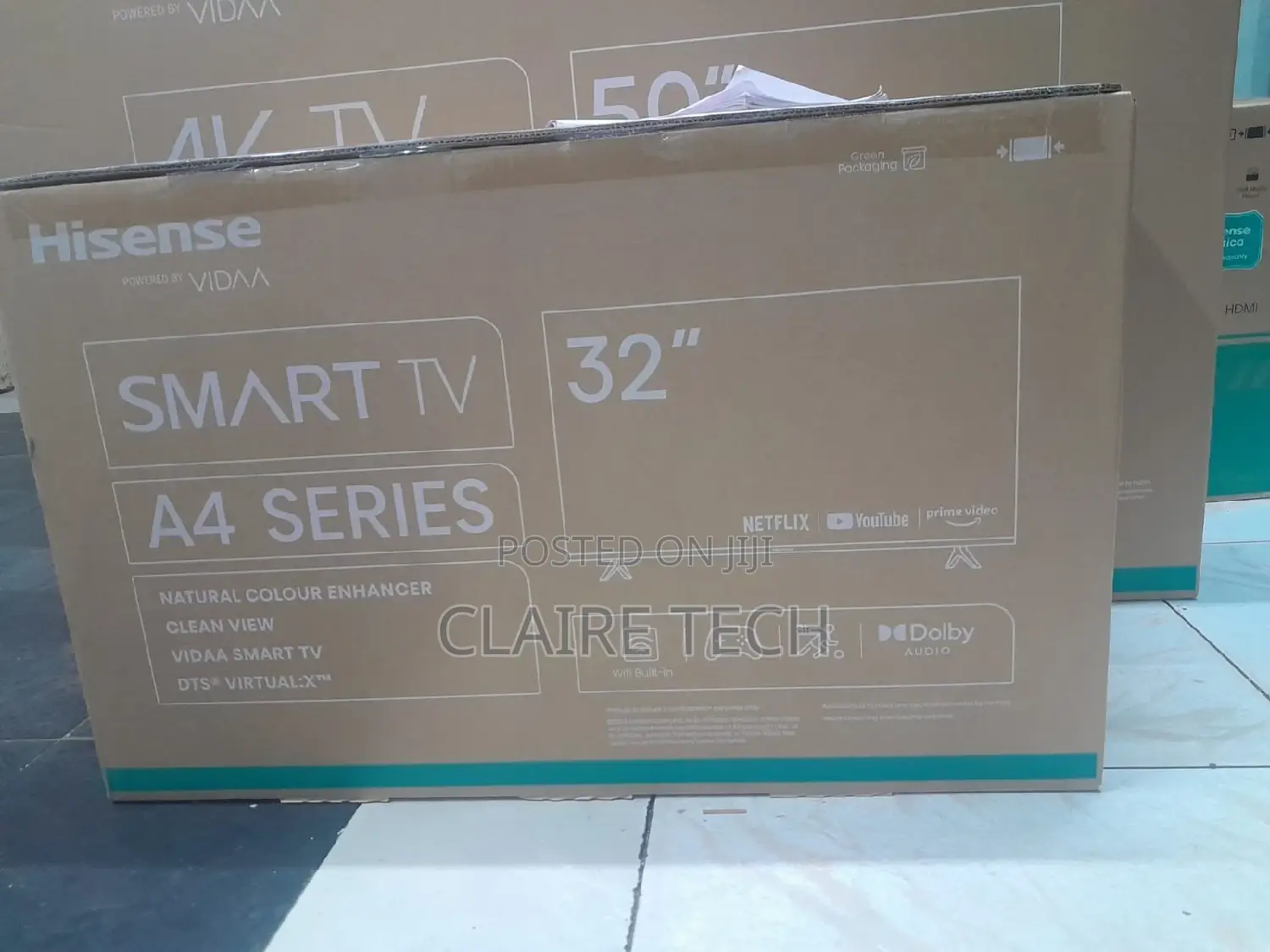 Hisense 32"Smart Tv A4SERIES VIDAA Smart Tv