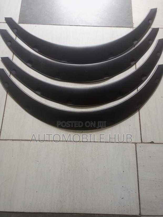Universal Wheel Fender Flares 4pcs Black