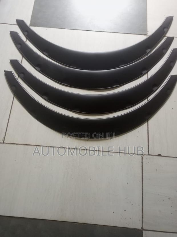 4pcs Black Fender Flares Universal Fit
