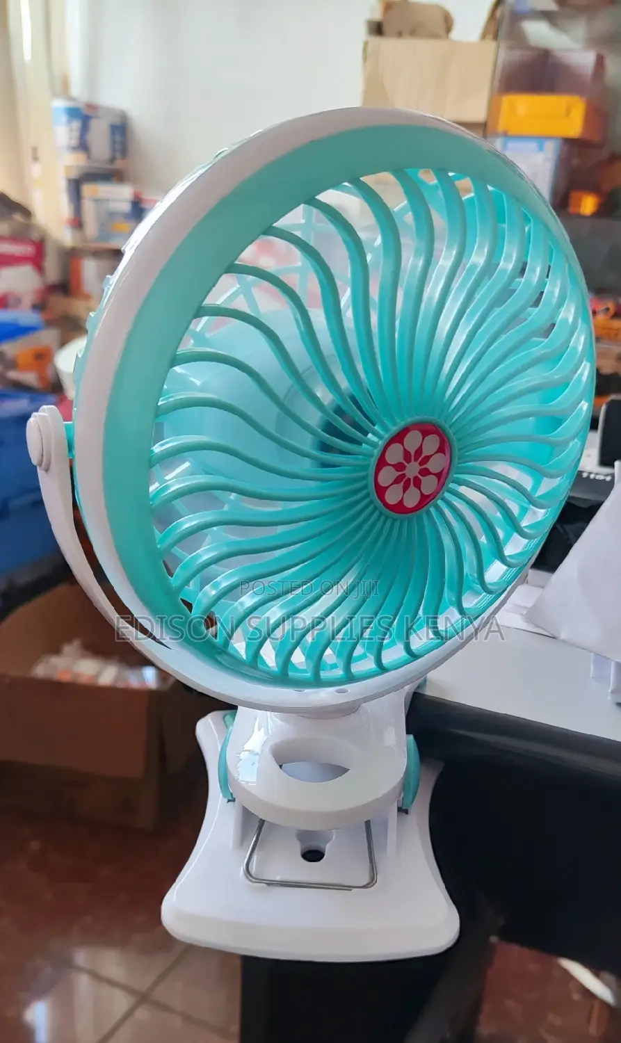 Fan USB Rechargeable Clip Fan Cooling Air Fan 360 Rotation