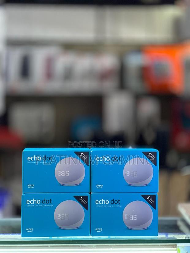 Echo Dot (5th Gen) With Clock Qs