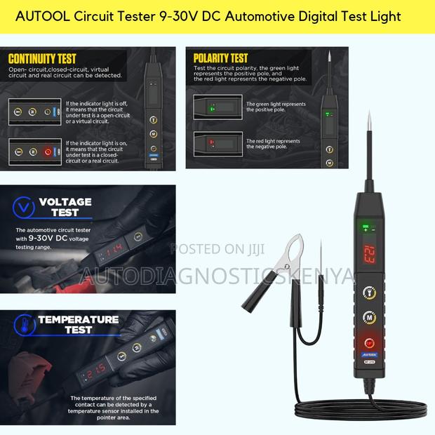 Autool BT210 Vehicle Digital Electric System Tester Lamp - main view