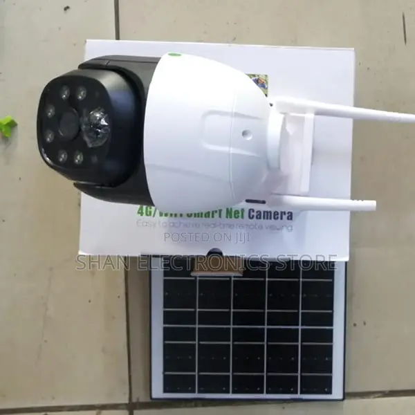 4g Sim Card Solar Power Battery Camera_v380 10x Zoom Double