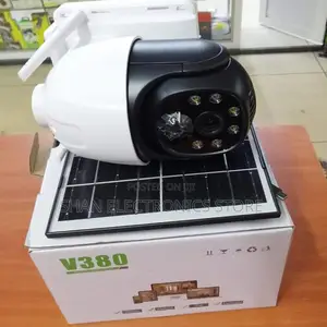 Solarpanel Security PTZ Surveillance Camera V380 Pro 4g Sim