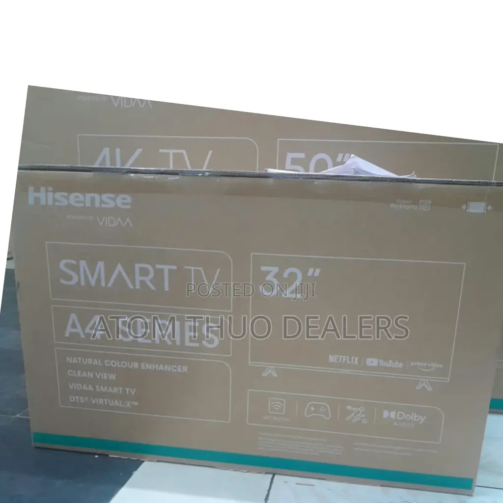 Hisense 32" Smart Tv A4series VIDAA Smart Tv