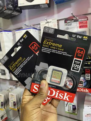 Sandisk 64gb Extreme SDHC Camera Memory Card 170 Mb/S Uhs-I - thumbnail 2