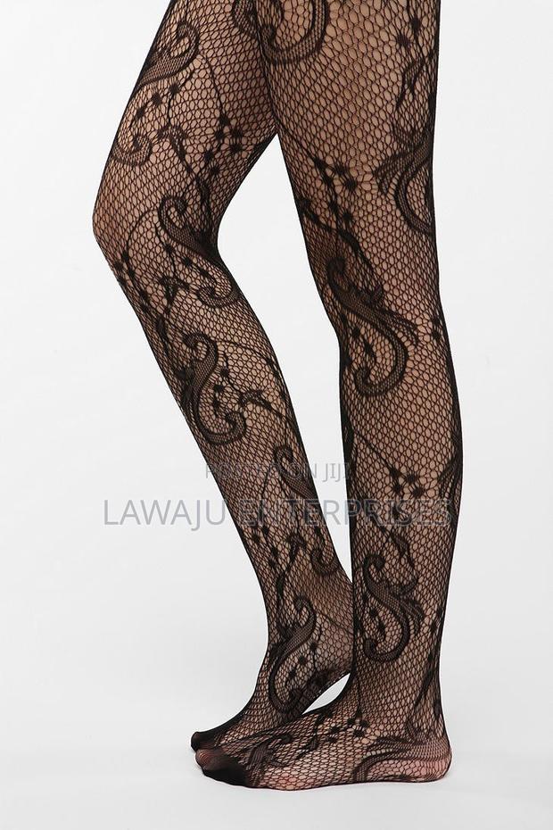 Flower Patterned Stockings - main view
