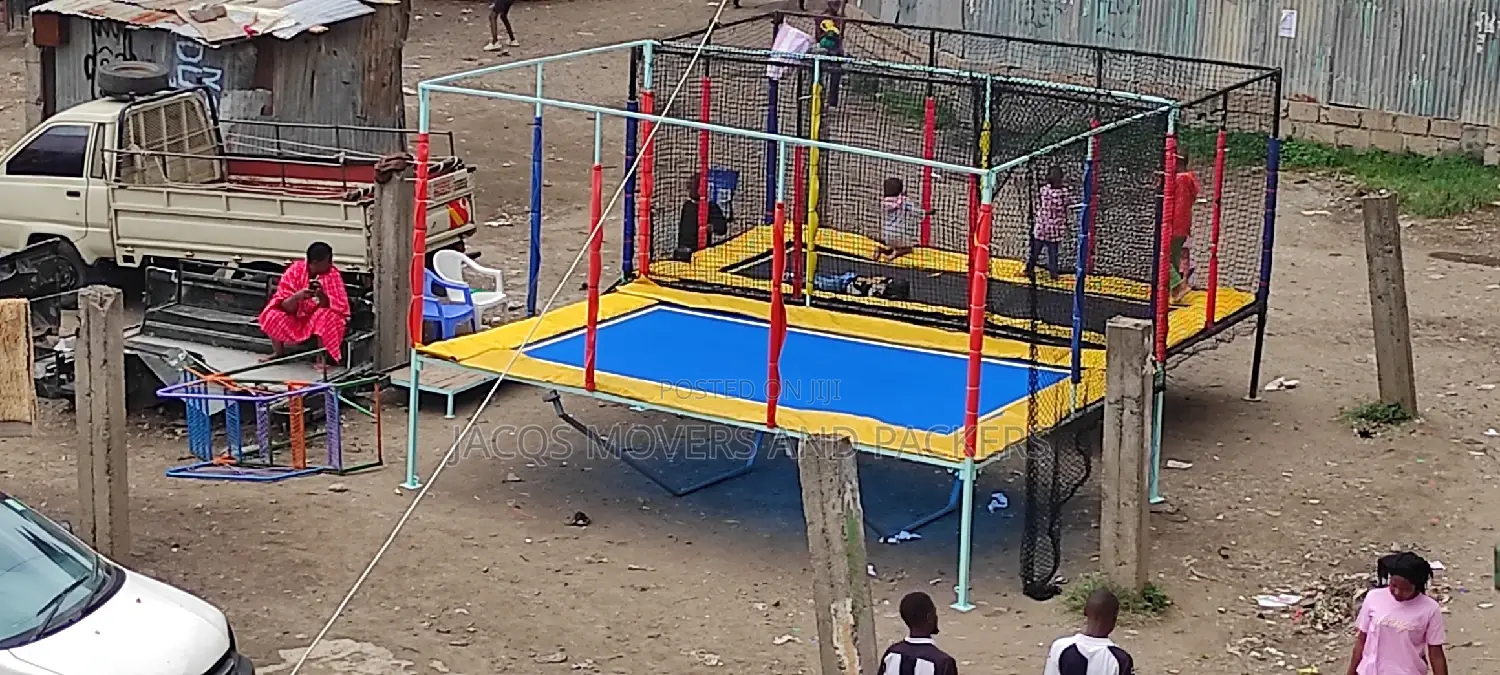 Good Quality Rectangular Commercial Trampoline for Sale