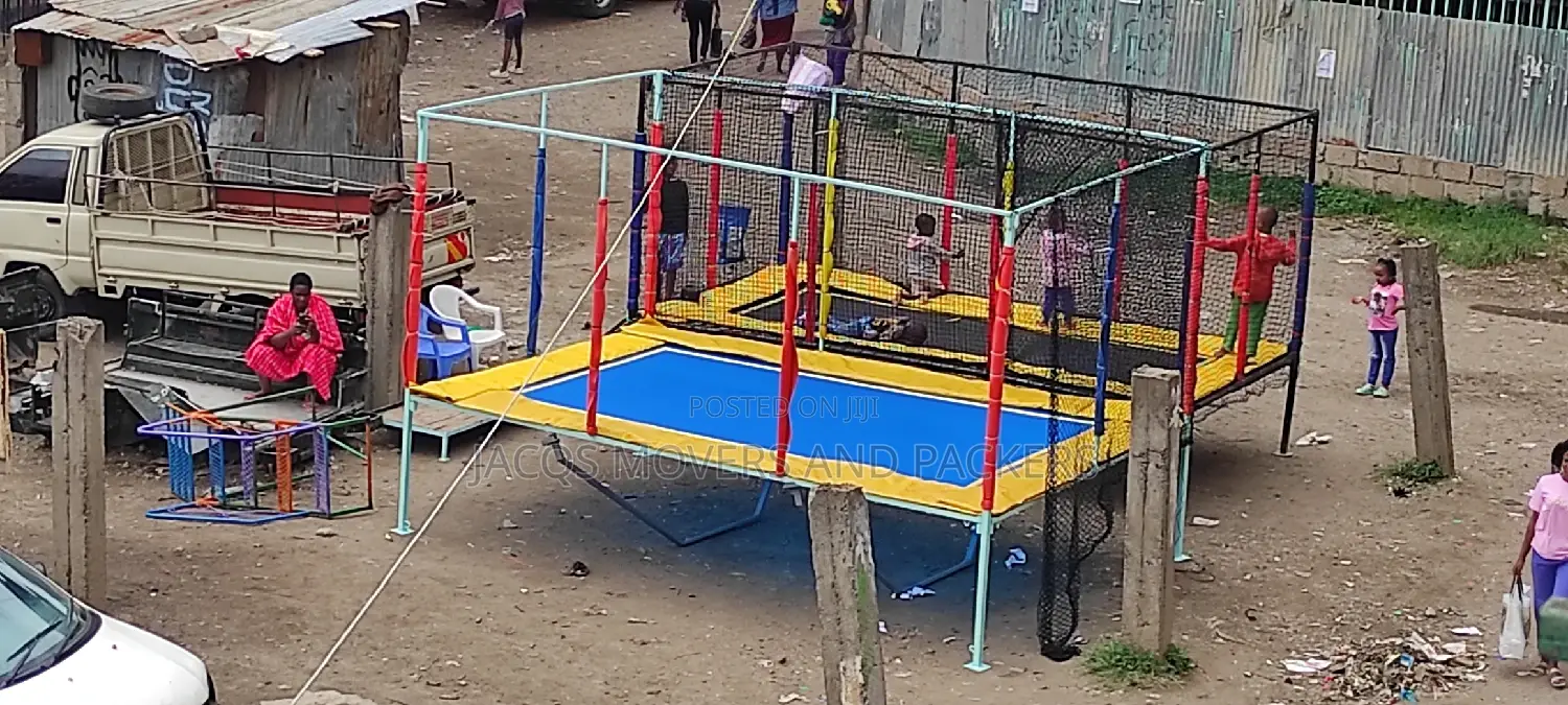 Good Quality Rectangular Commercial Trampoline for Sale