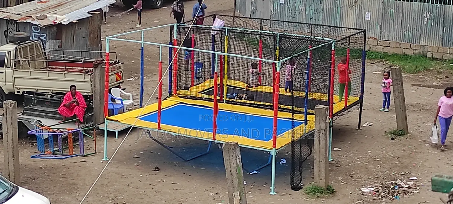 Good Quality Rectangular Commercial Trampoline for Sale