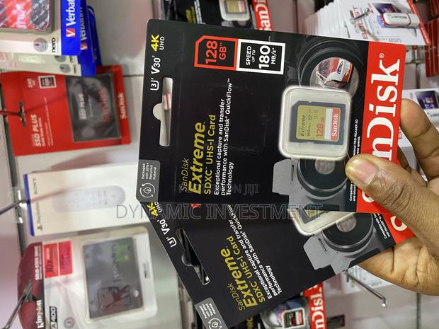 Sandisk 128 Gb Extreme SDHC Camera Memory Card 180 Mb/S - thumbnail 3