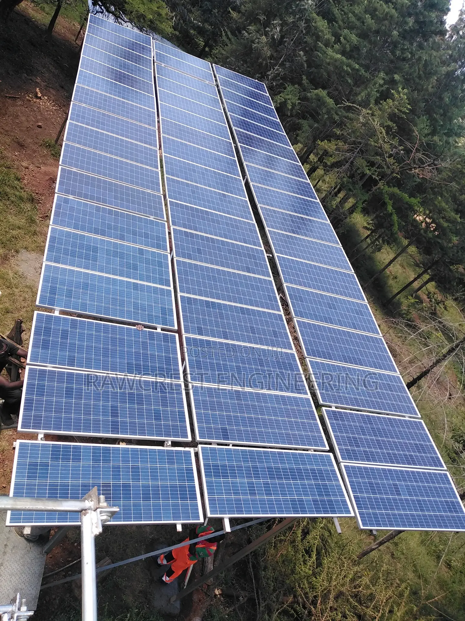 Borehole Drilling ,Solarization and Steel Tower Construction