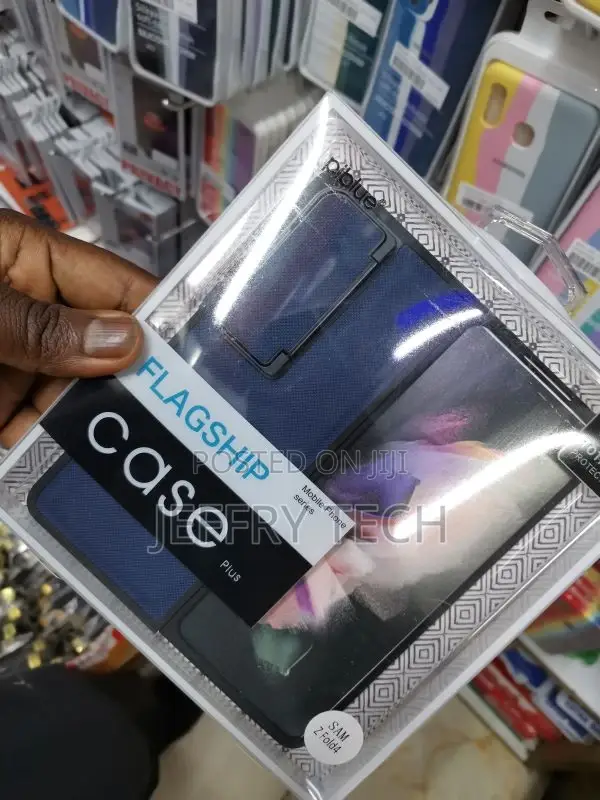Flip Case for Zfold 4 Carbon With Stand and Camera Pr