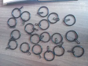 Black Round Curtain Rings Accessories