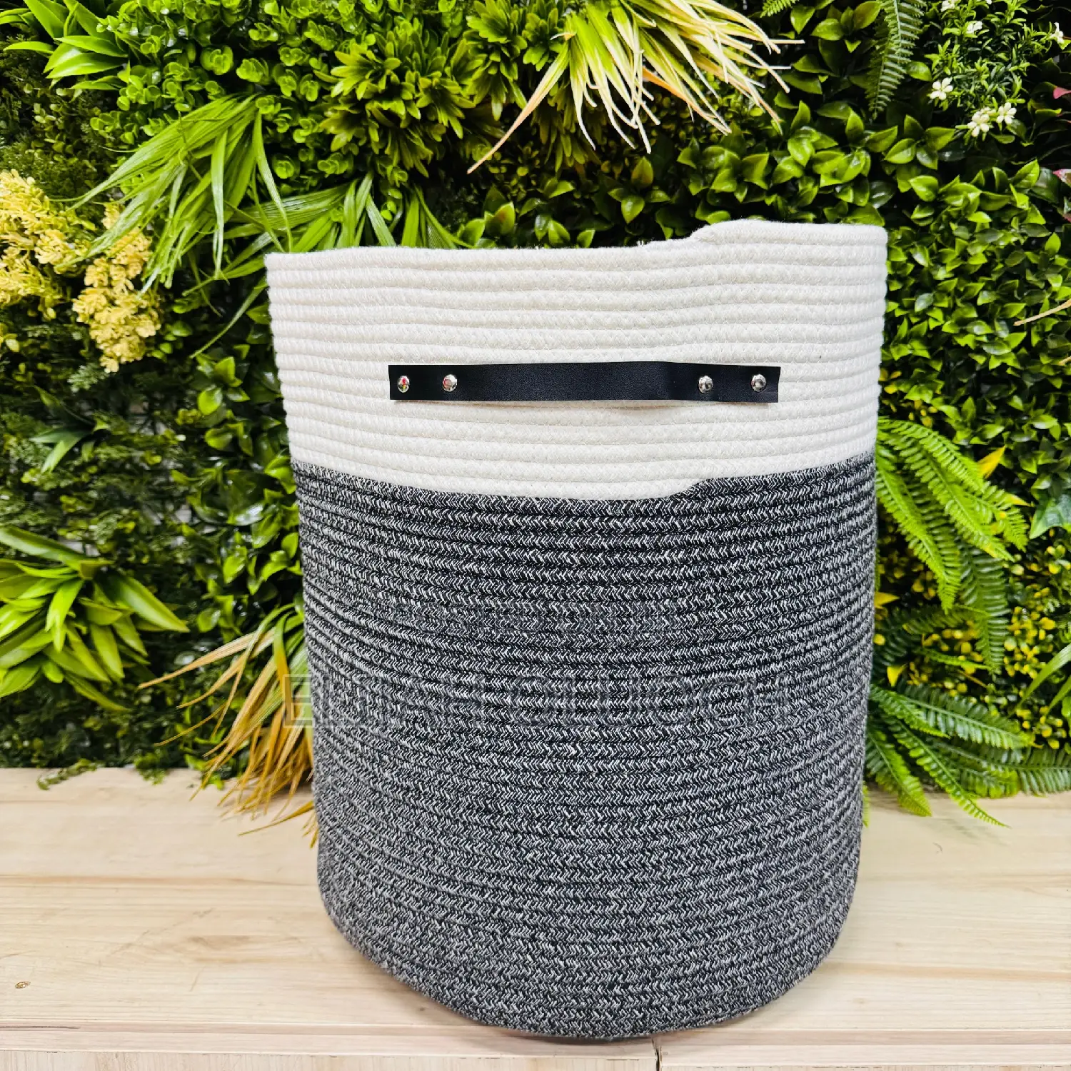 Cotton Rope Basket With Lid