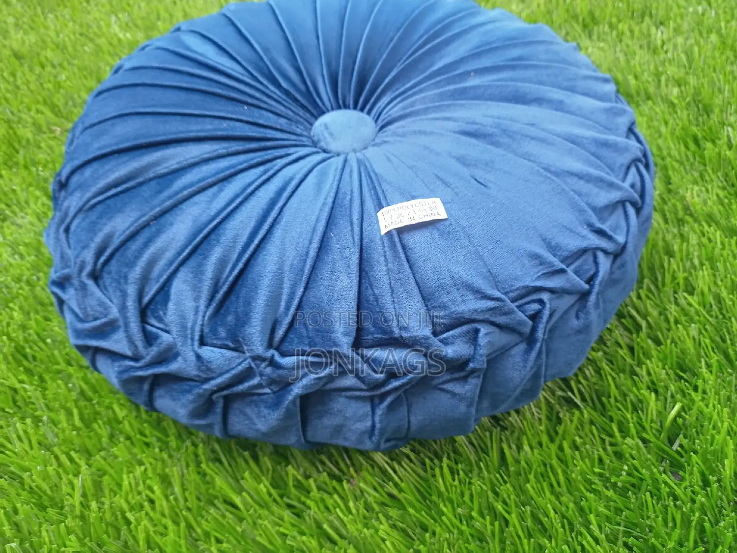 Velvet Circular Sofa Cushion
