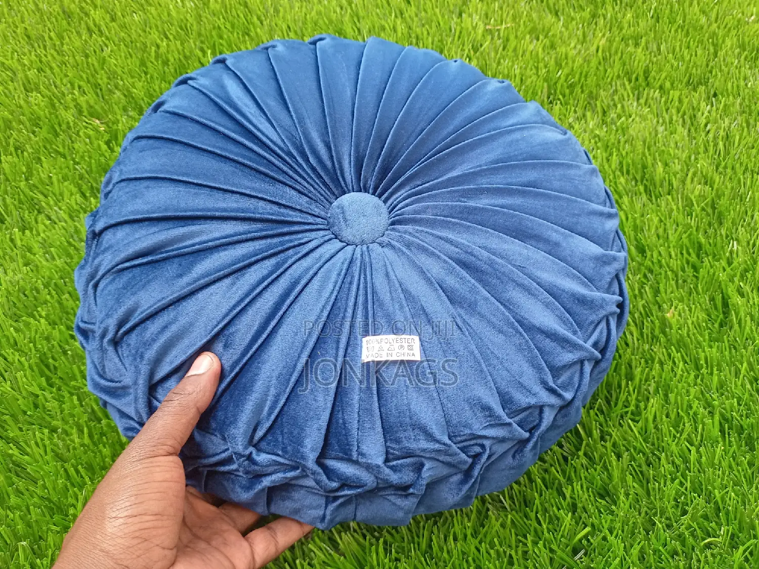 Velvet Circular Sofa Cushion