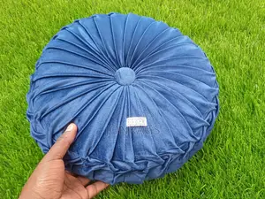 Velvet Circular Sofa Cushion