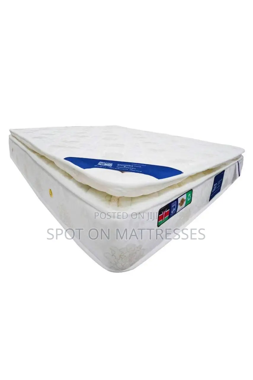 5by6 12inch Orthopaedic Pillowtop Spring Mattresses + Free Delivery.