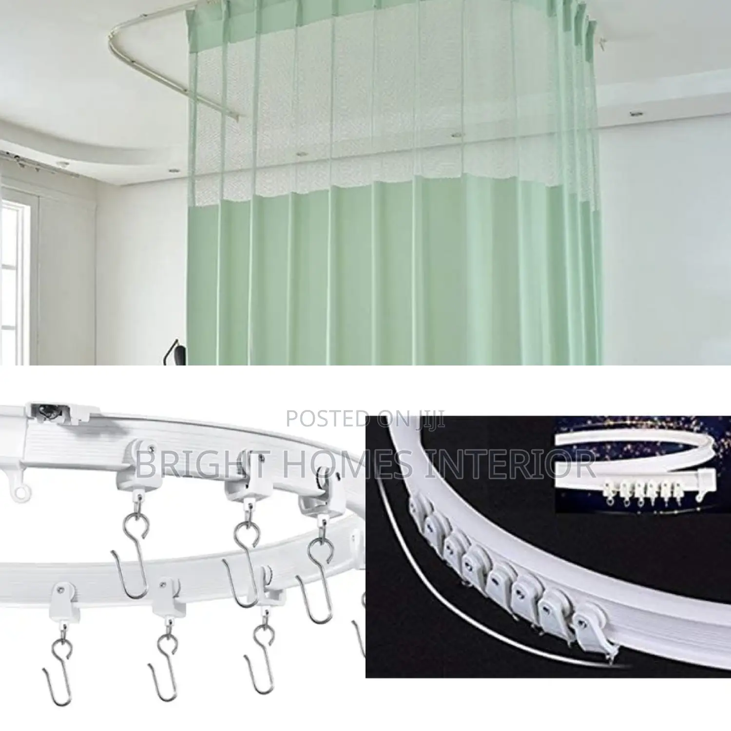 Bendable Curtain Rails Hospital Rails Mosquito Net Rails