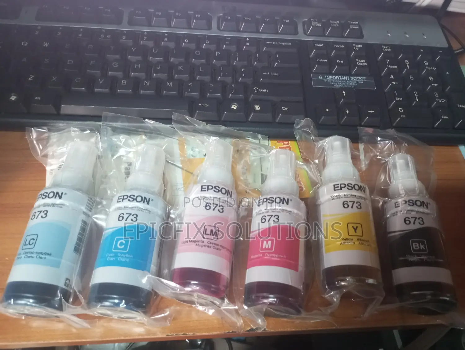 673 Epson Inks Original Available