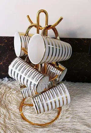 Gold Mugs Restocked for 6pcs