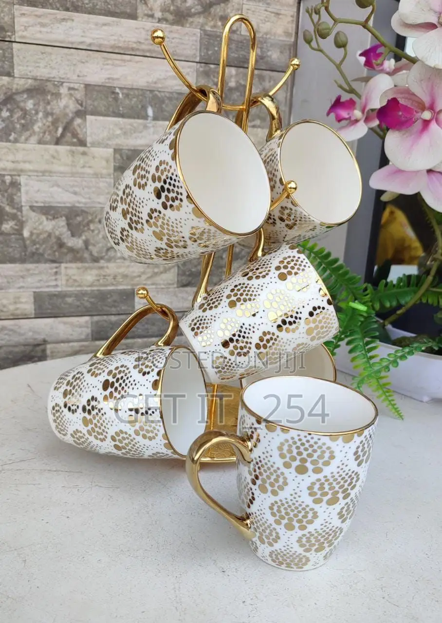Gold Mugs Restocked for 6pcs