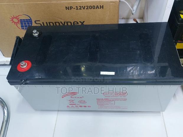 Ritar Gel Deep Cycle Solar Battery 12v 200ah - thumbnail 2