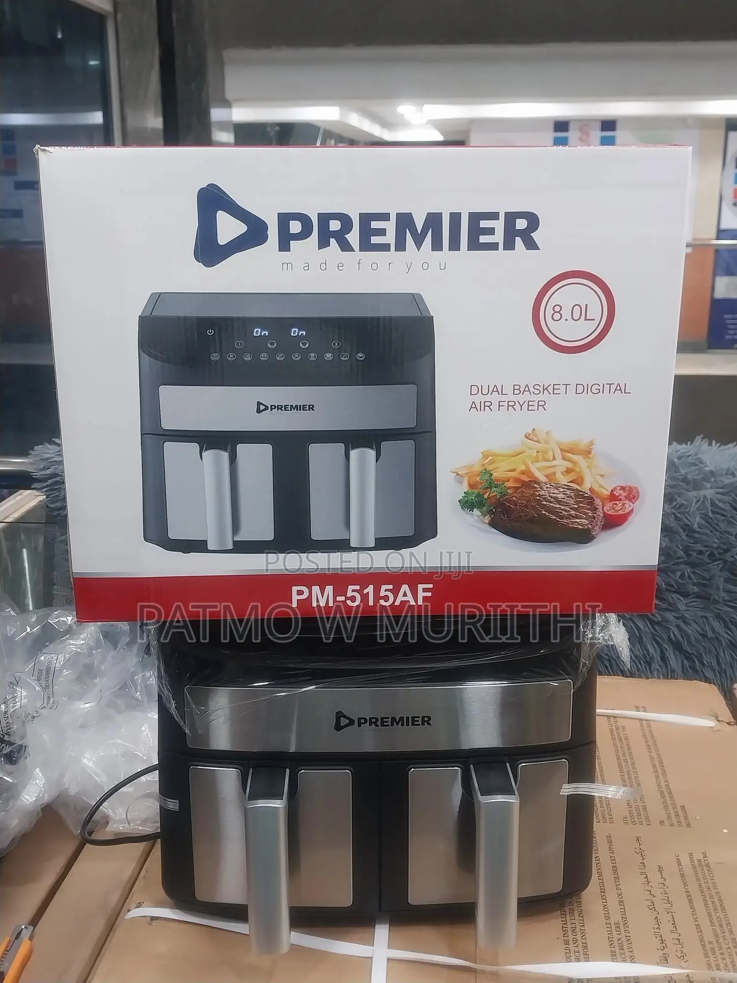 Premier Air Fryer 4L+4L