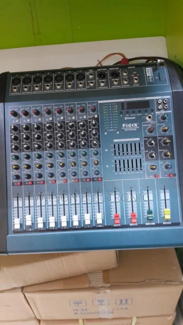 Fidek Active Powered Mixer. 8 Channel - main view