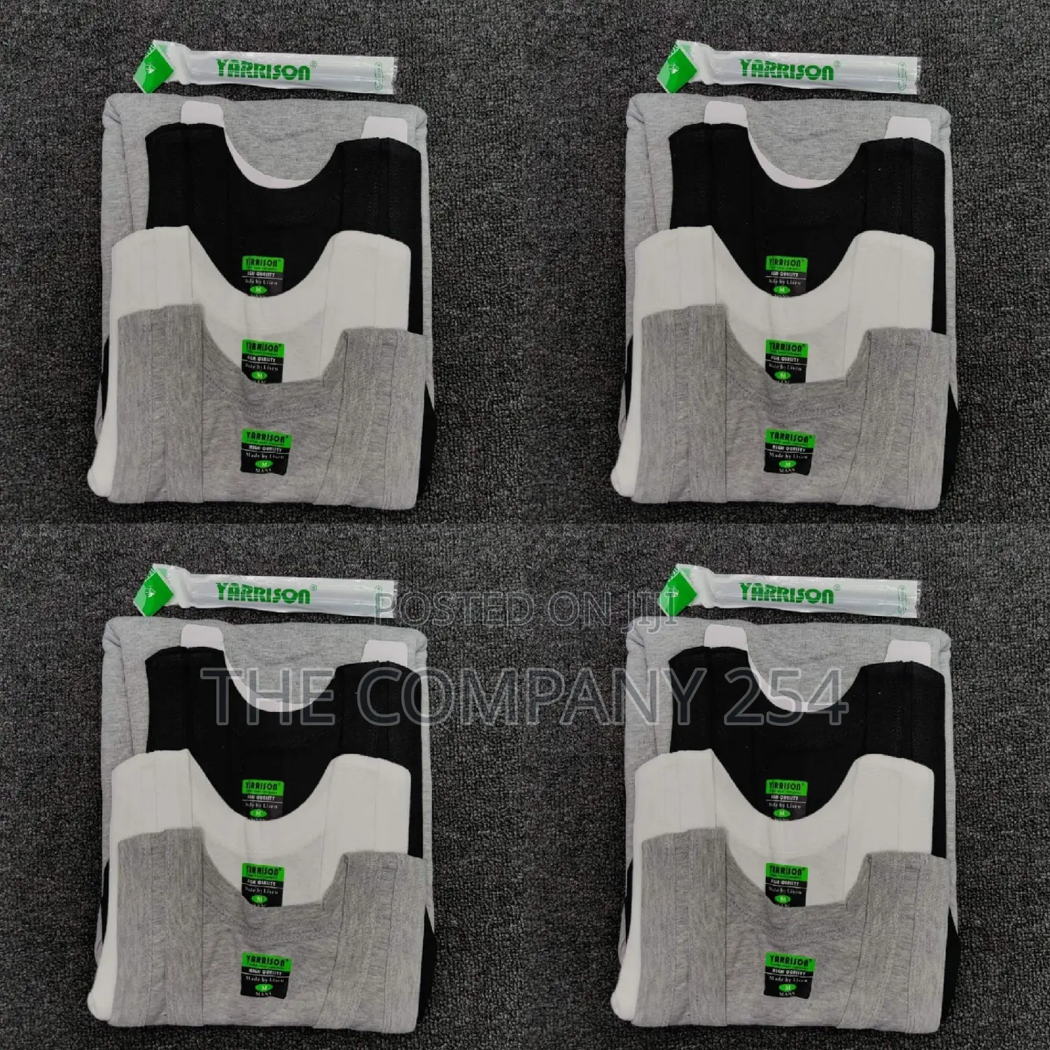 Designer Mens Colored Quality Cotton 3-Color Yarrison Vest.